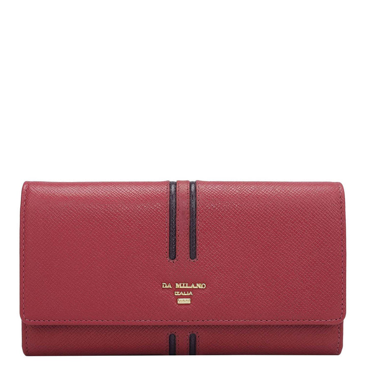 Franzy Leather Ladies Wallet - Plumberry