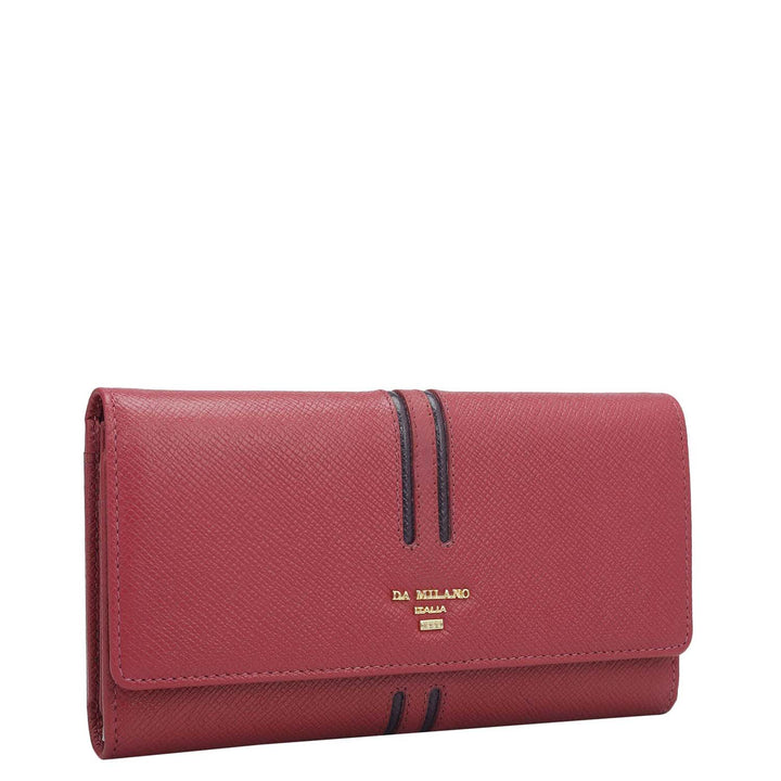 Franzy Leather Ladies Wallet - Plumberry