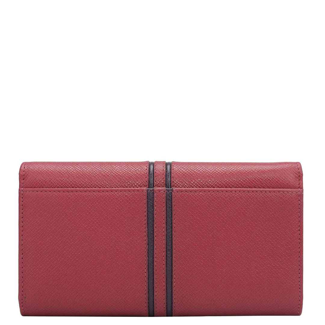 Franzy Leather Ladies Wallet - Plumberry