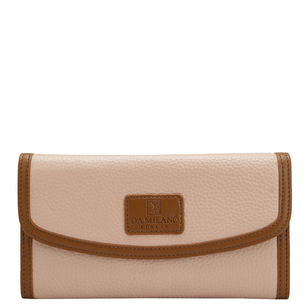 Wax Leather Ladies Wallet - Feather