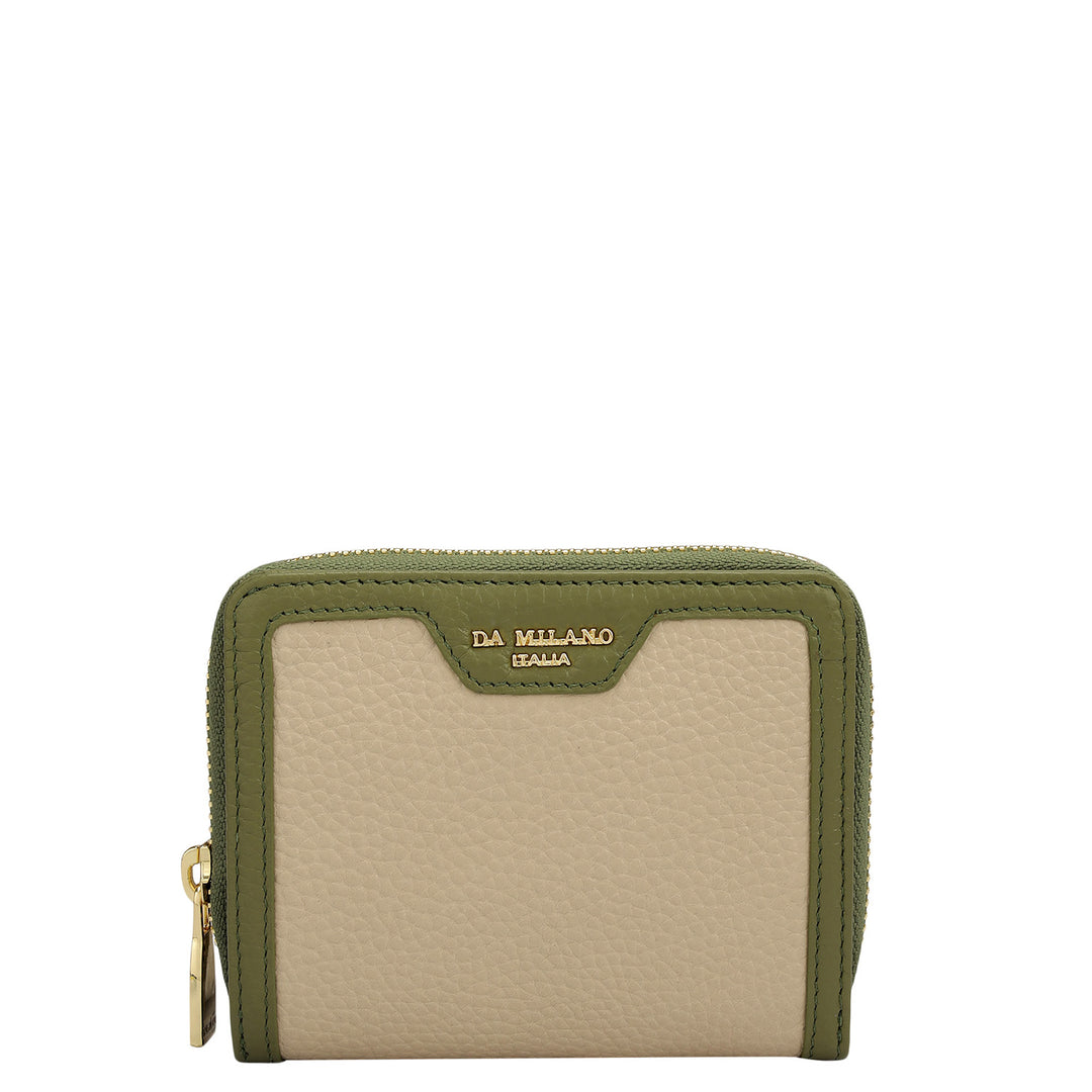 Wax Leather Ladies Wallet - Dove