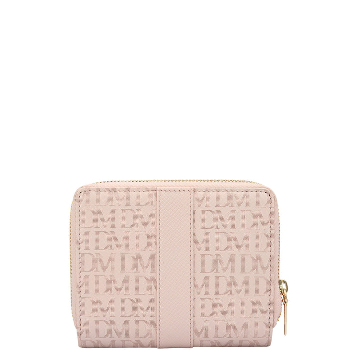 Monogram Franzy Leather Ladies Wallet - Blush