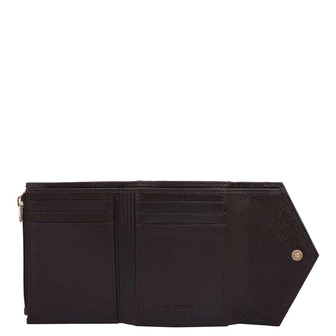 Croco Leather Ladies Wallet - Date