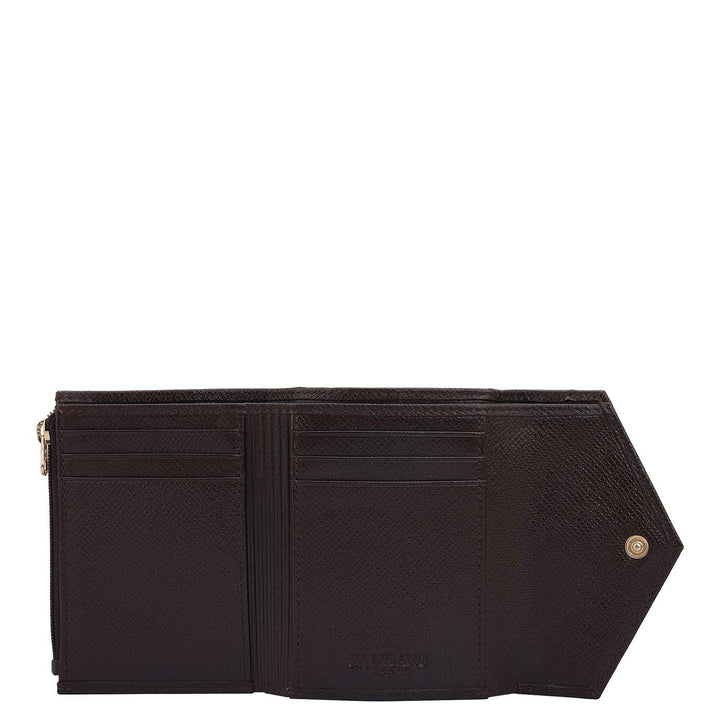 Croco Leather Ladies Wallet - Date