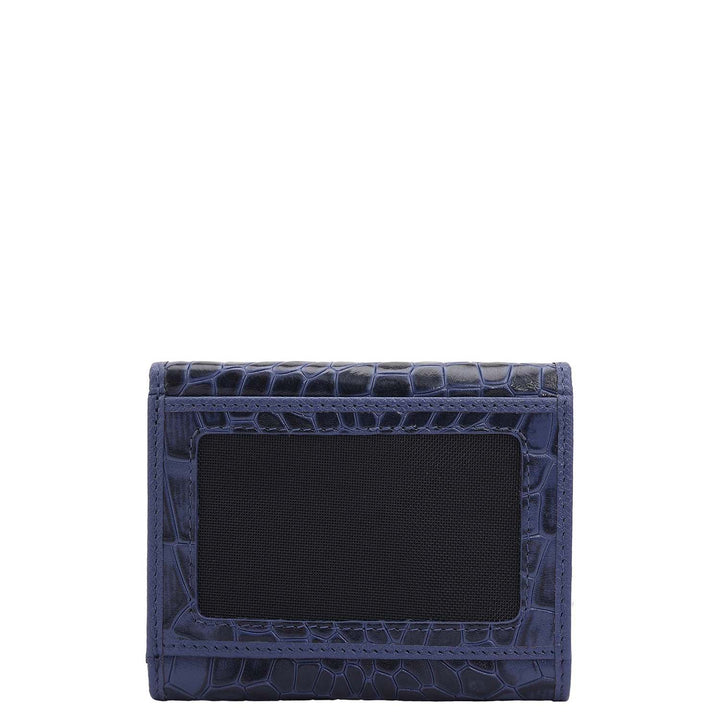 Croco Leather Ladies Wallet - Stardust