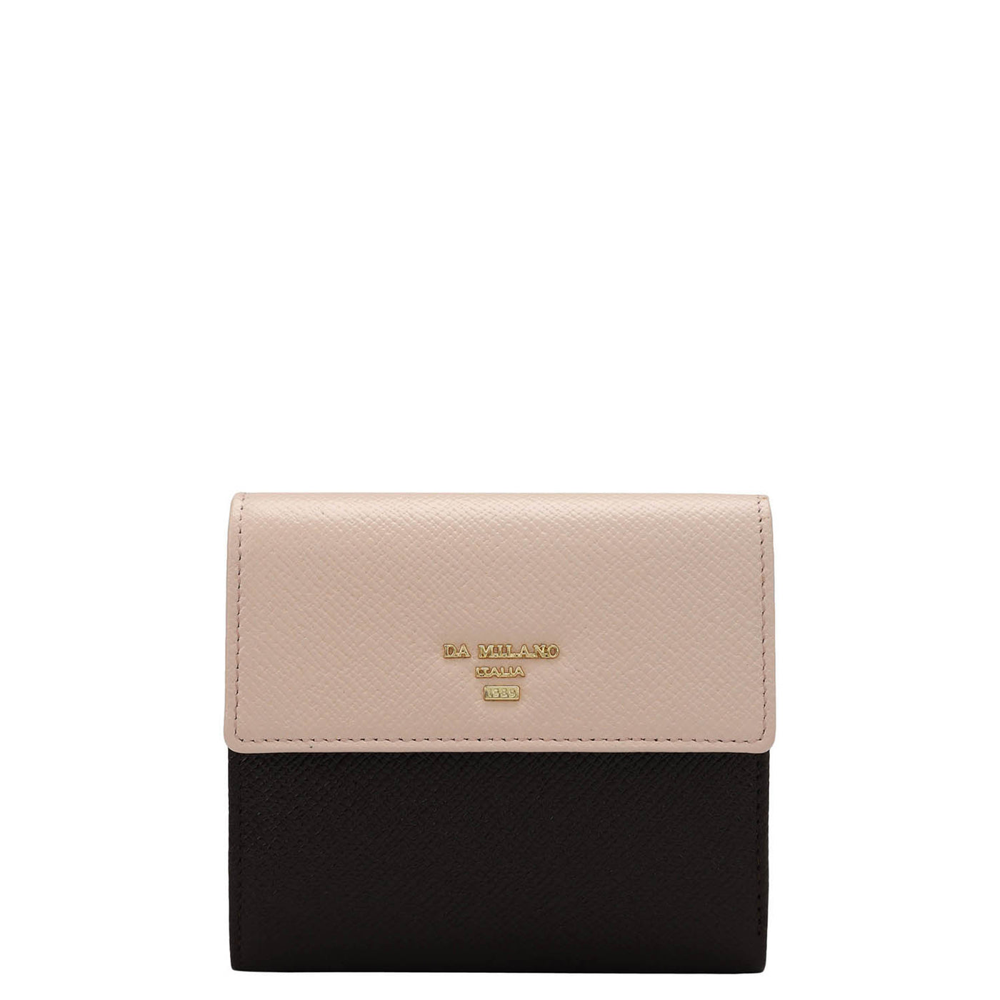 Franzy Leather Ladies Wallet - Chocolate & Blush