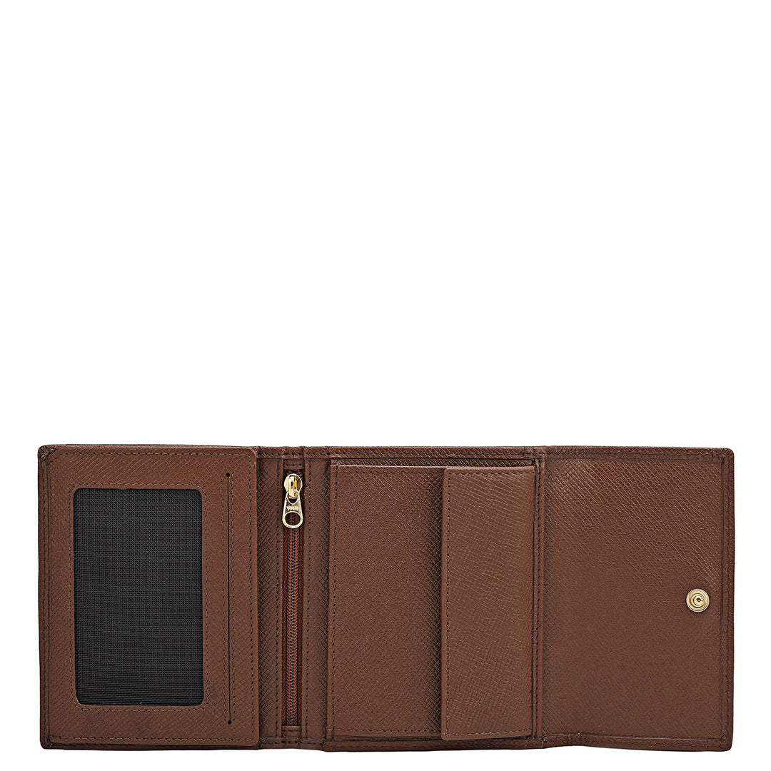 Croco Leather Ladies Wallet - Date