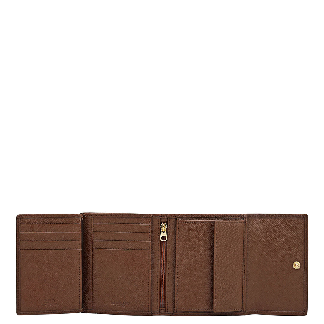 Croco Leather Ladies Wallet - Date