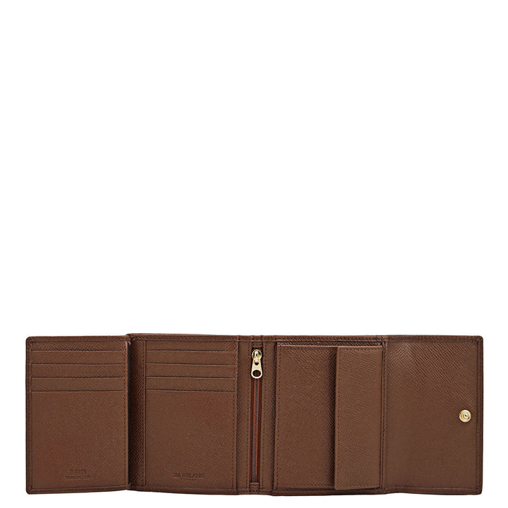 Croco Leather Ladies Wallet - Date