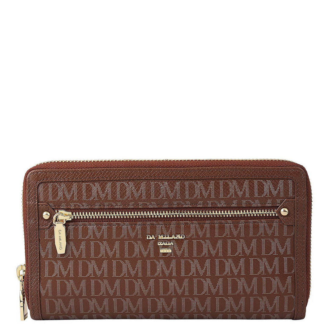 Monogram Leather Ladies Wallet - Date