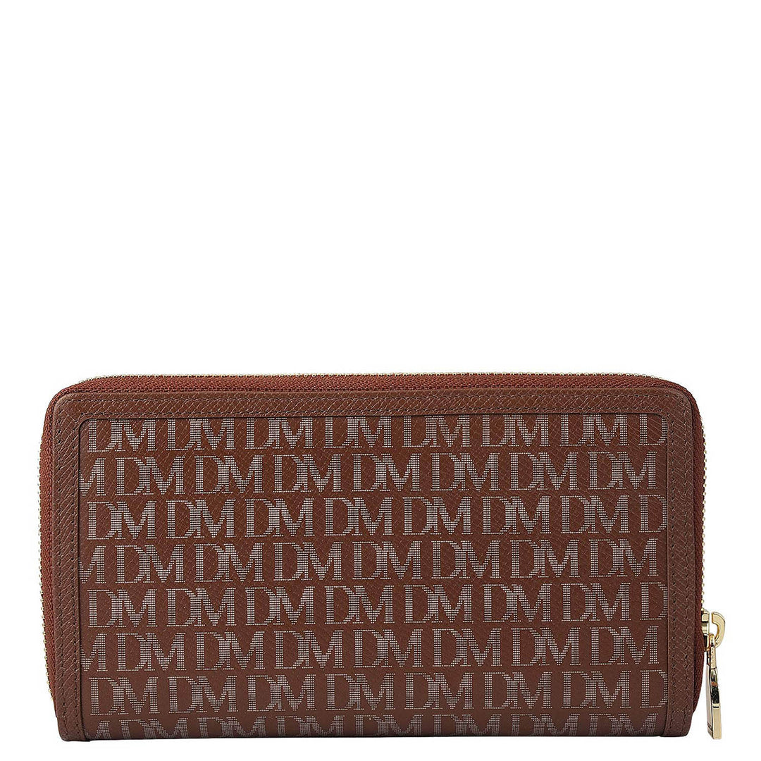 Monogram Leather Ladies Wallet - Date