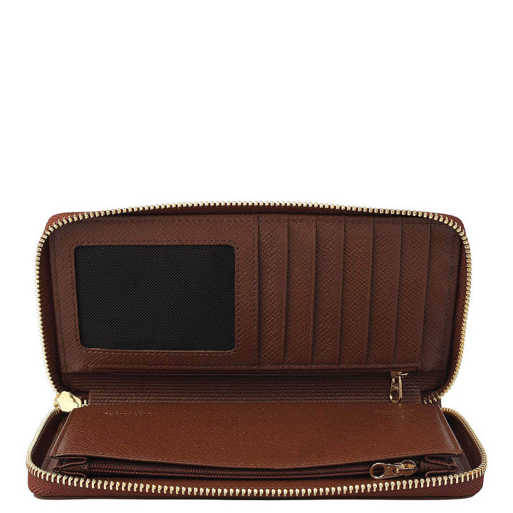 Monogram Leather Ladies Wallet - Date