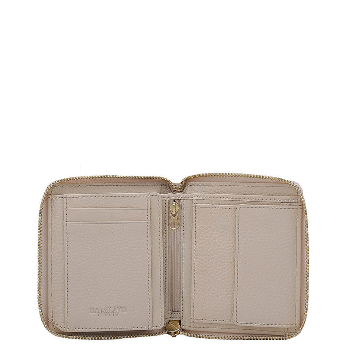 Wax Leather Ladies Wallet - Butter