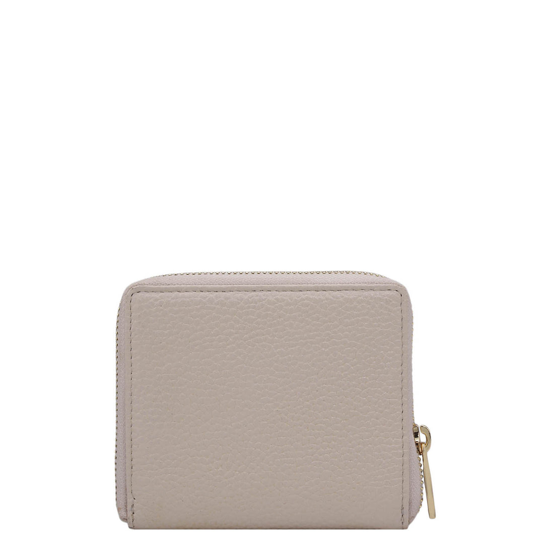 Wax Leather Ladies Wallet - Butter