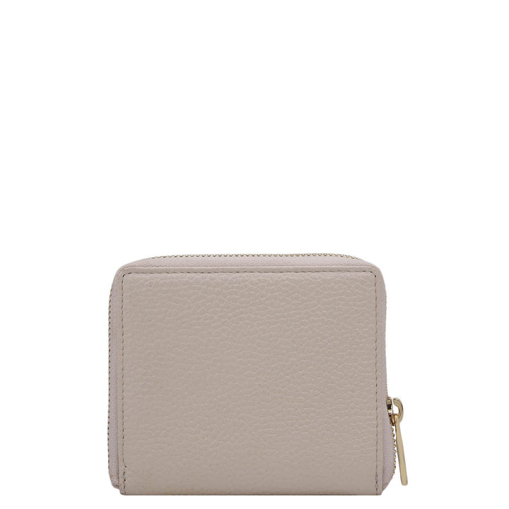 Wax Leather Ladies Wallet - Butter