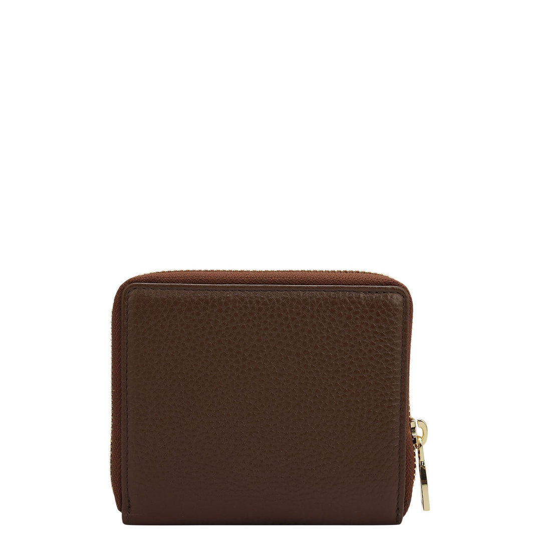 Wax Leather Women Wallet - Espresso