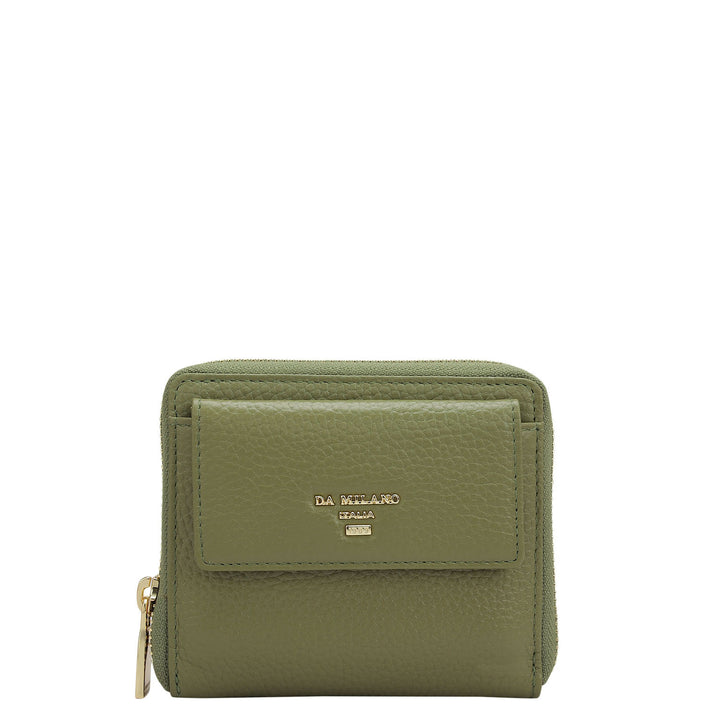 Wax Leather Women Wallet - Fern