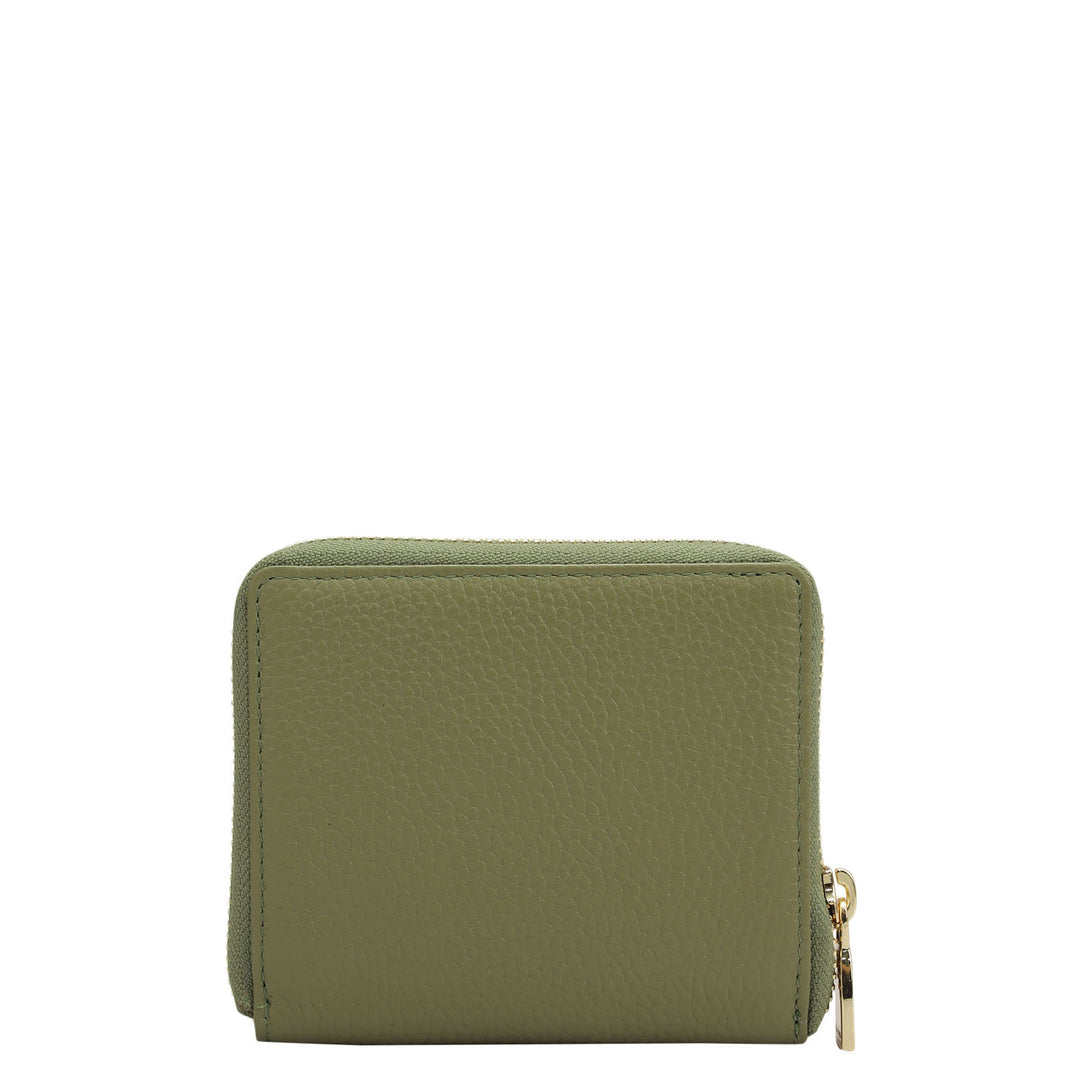 Wax Leather Women Wallet - Fern