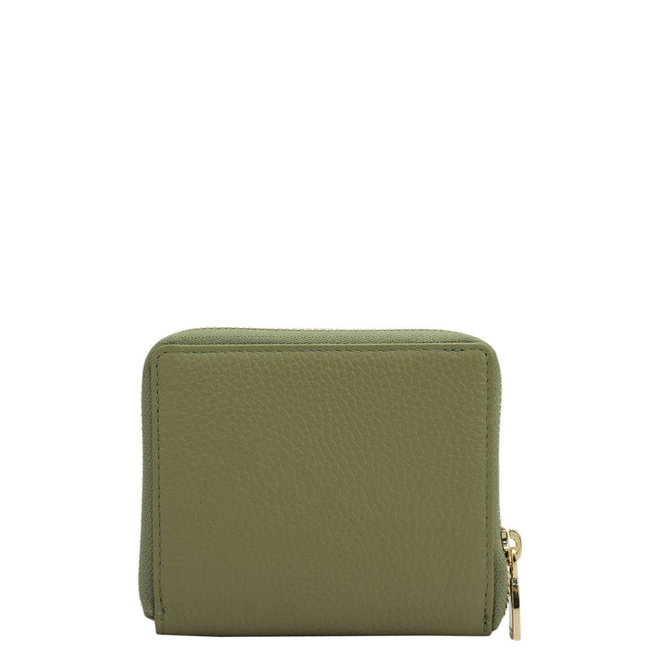Wax Leather Women Wallet - Fern