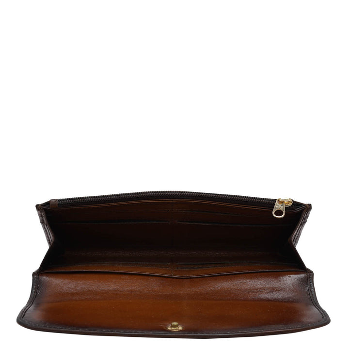 Signato Leather Ladies Wallet - Cognac