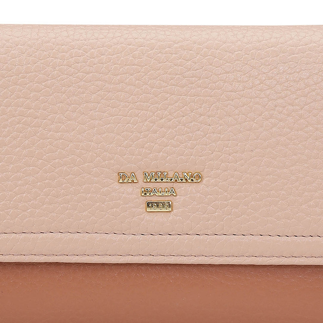 Wax Leather Ladies Wallet - Feather & Terracotta