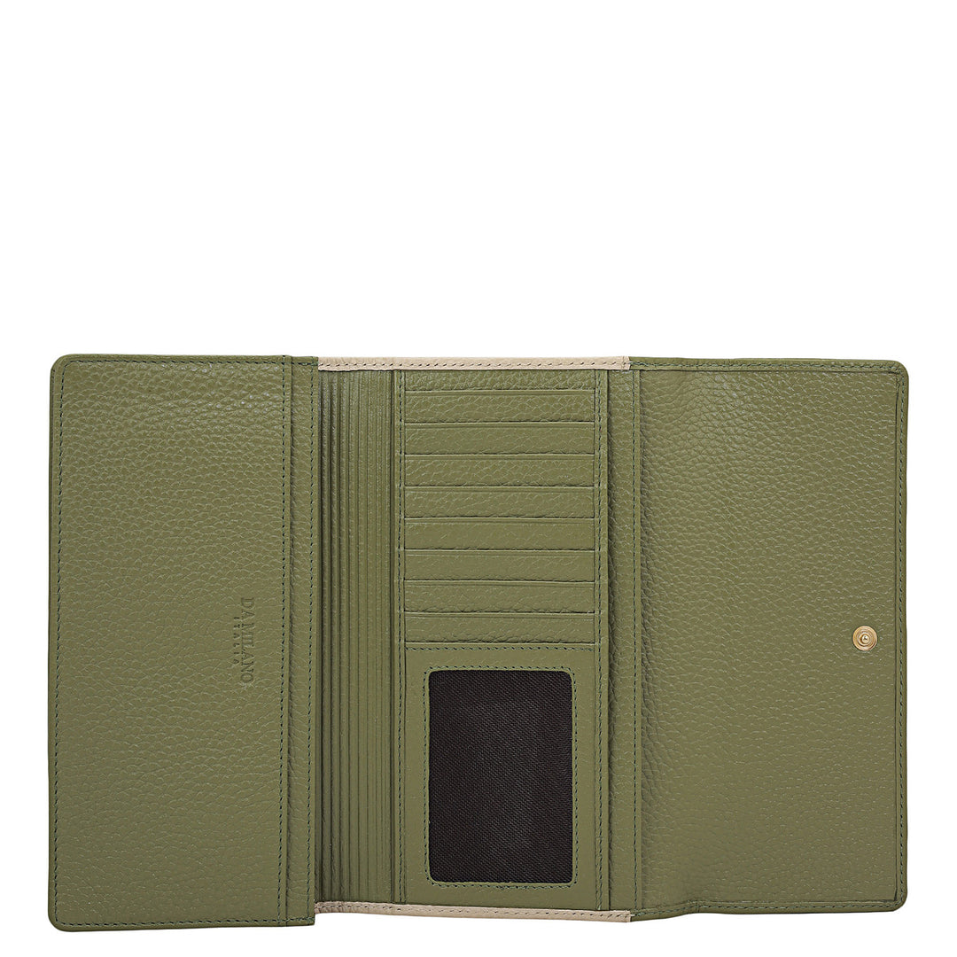Wax Leather Ladies Wallet - Fern & Dove