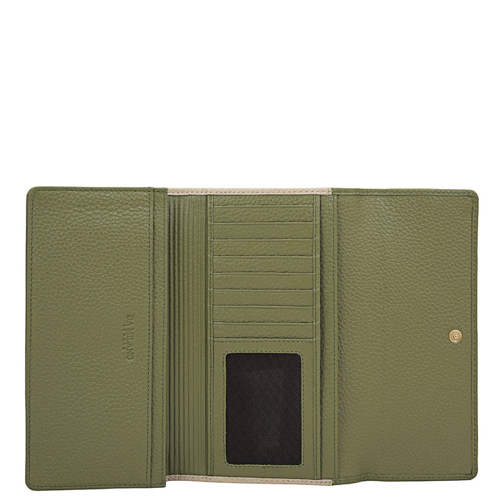 Wax Leather Ladies Wallet - Fern & Dove
