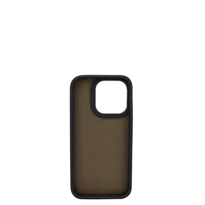 Pumpkin Croco Leather Mobile Case - iPhone 15 Pro