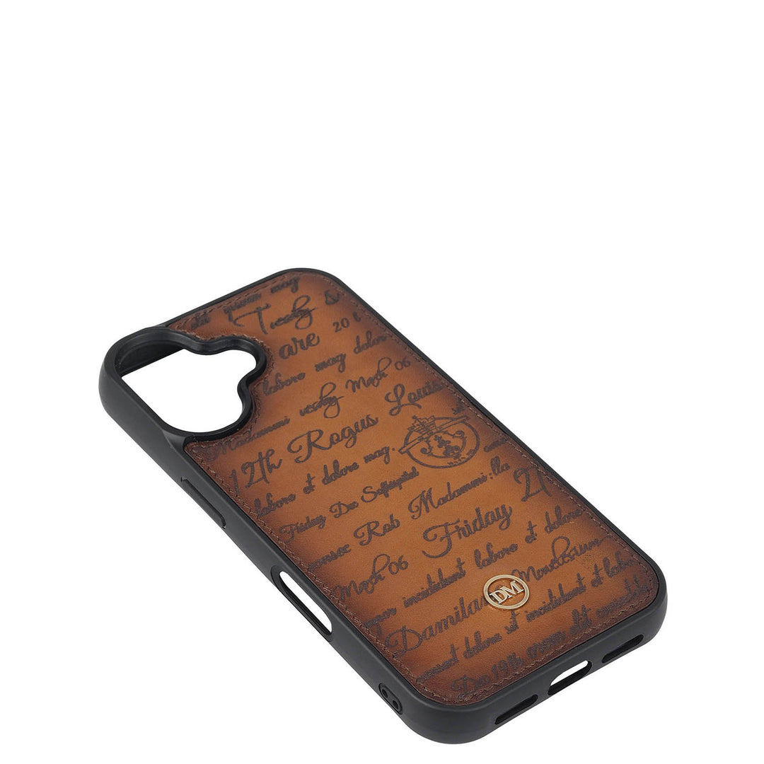 Signato Leather Mobile Case - Cognac