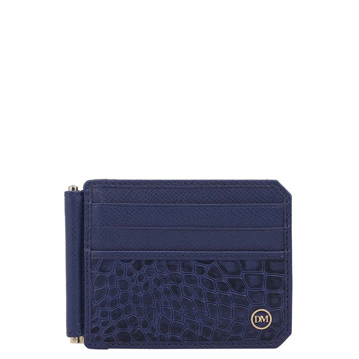 Croco Franzy Leather Money Clip - Stardust