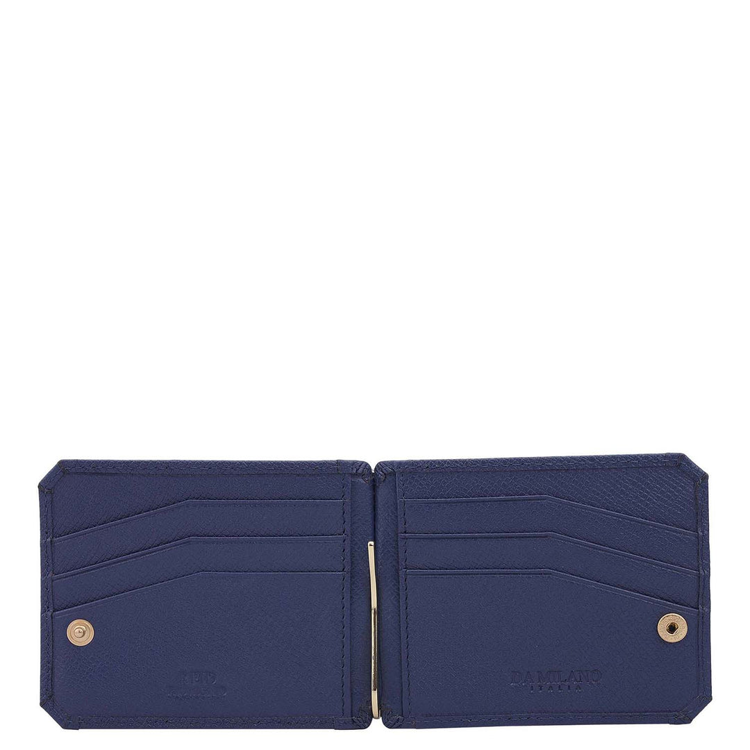 Croco Franzy Leather Money Clip - Stardust