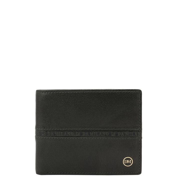 4 Slots Leather Money Clip - Green