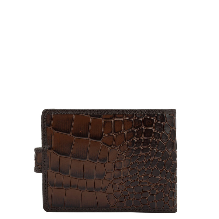 Croco Leather Money Clip - Date