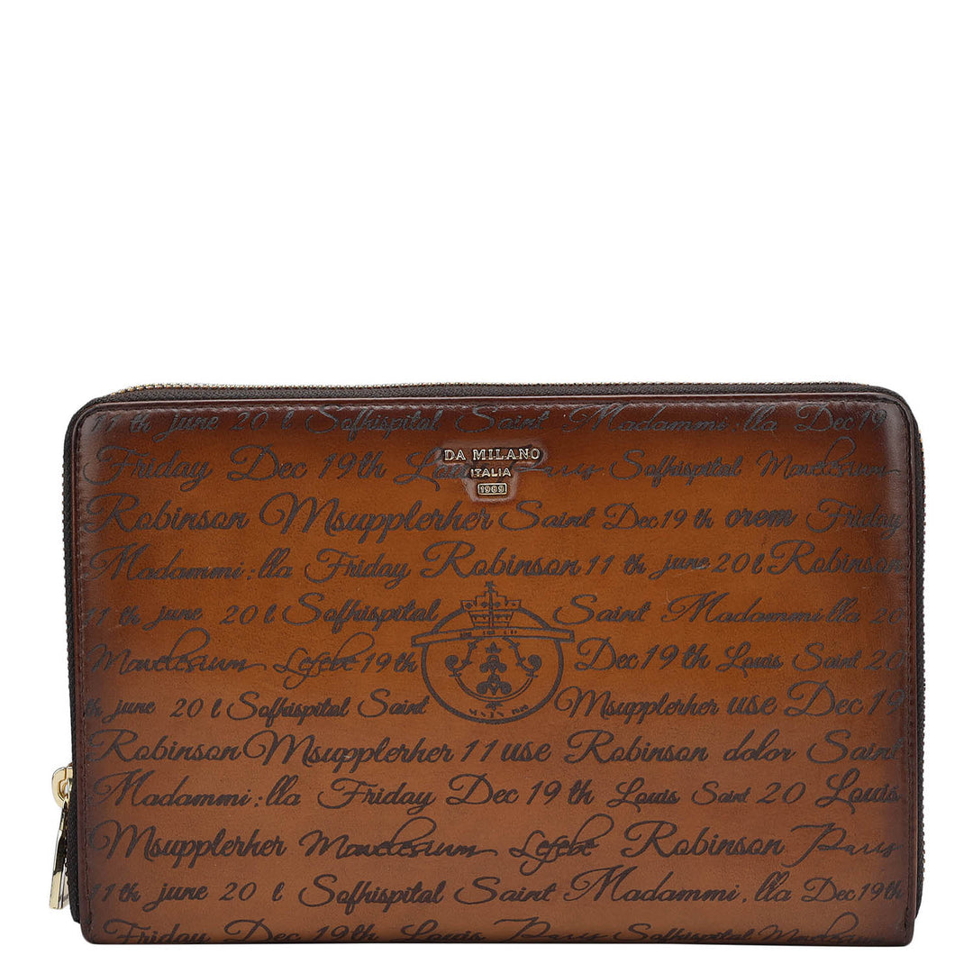 Signato Leather Multi Pouch - Cognac