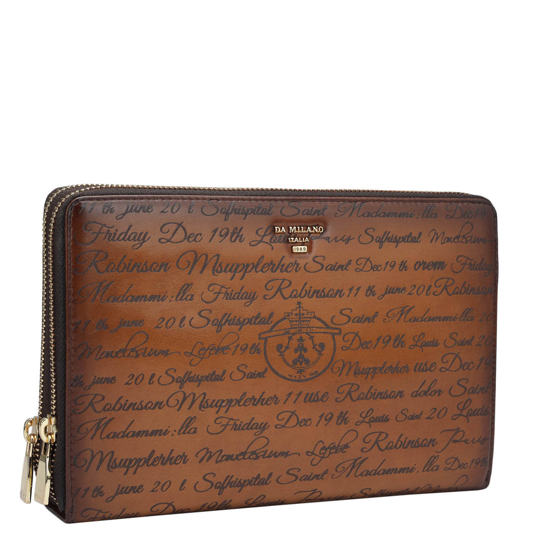 Signato Leather Multi Pouch - Cognac