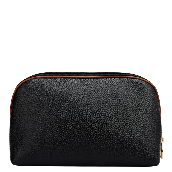 Wax Leather Multi Pouch - Black