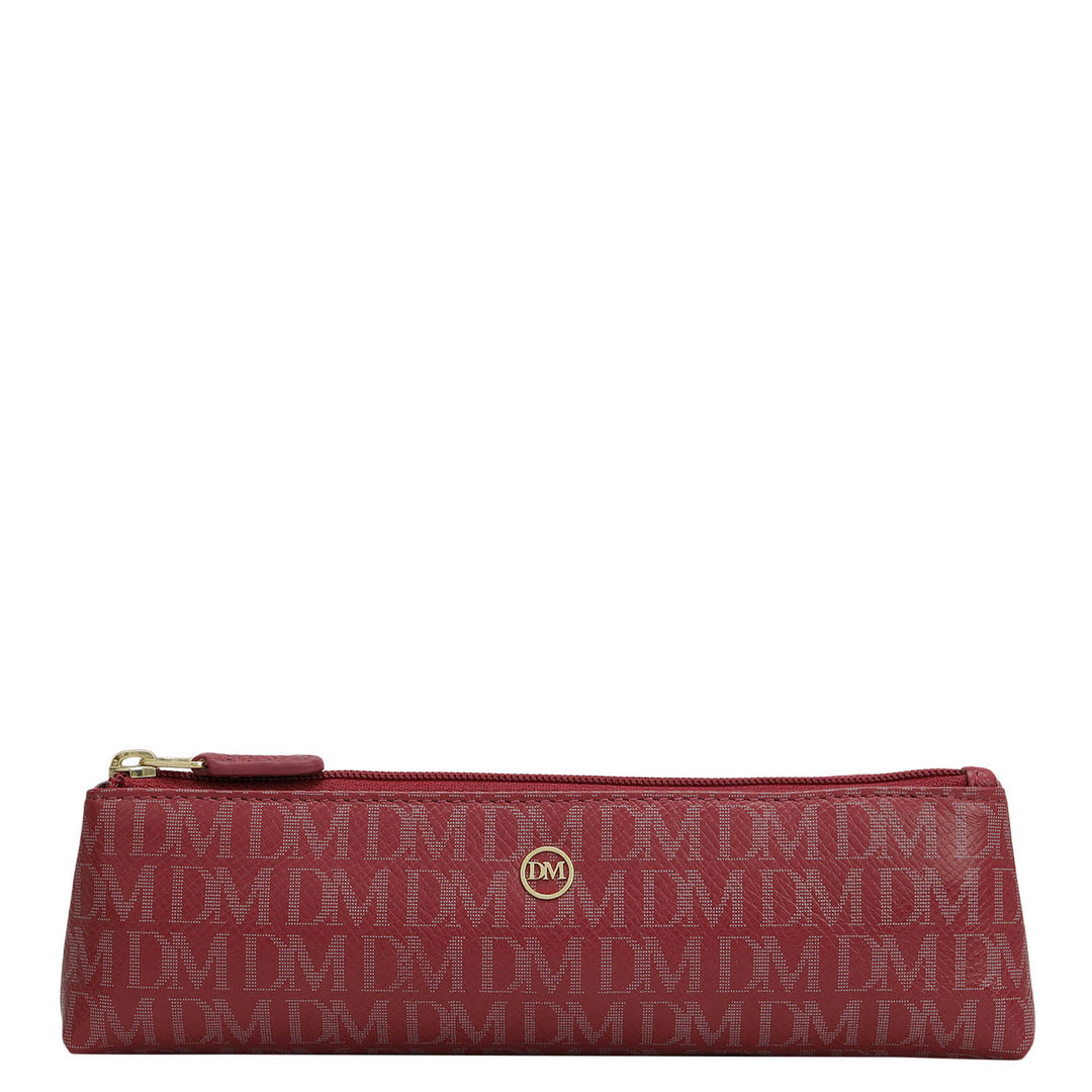 Monogram Leather Multi Pouch - Plumberry