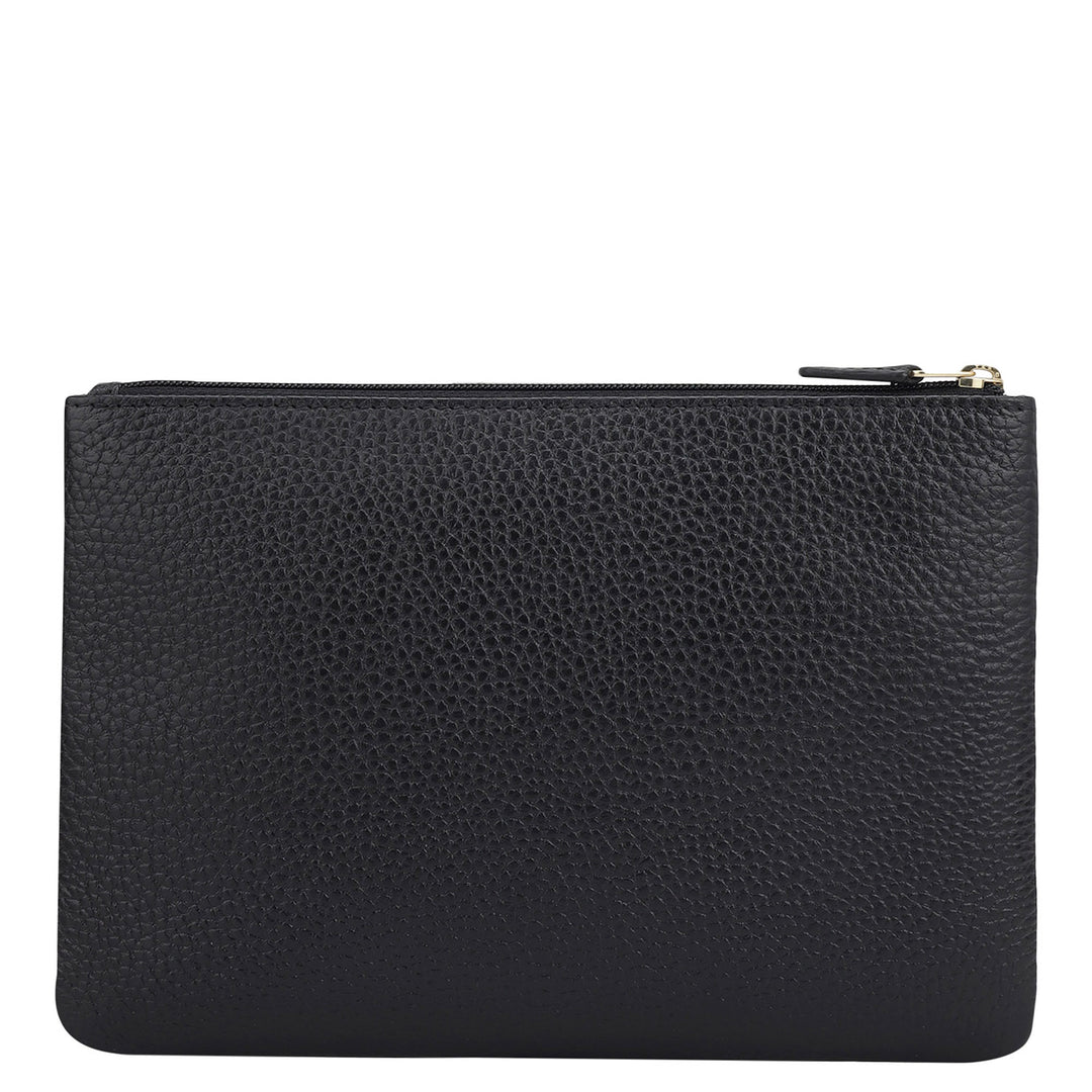 Wax Leather Multi Pouch - Black