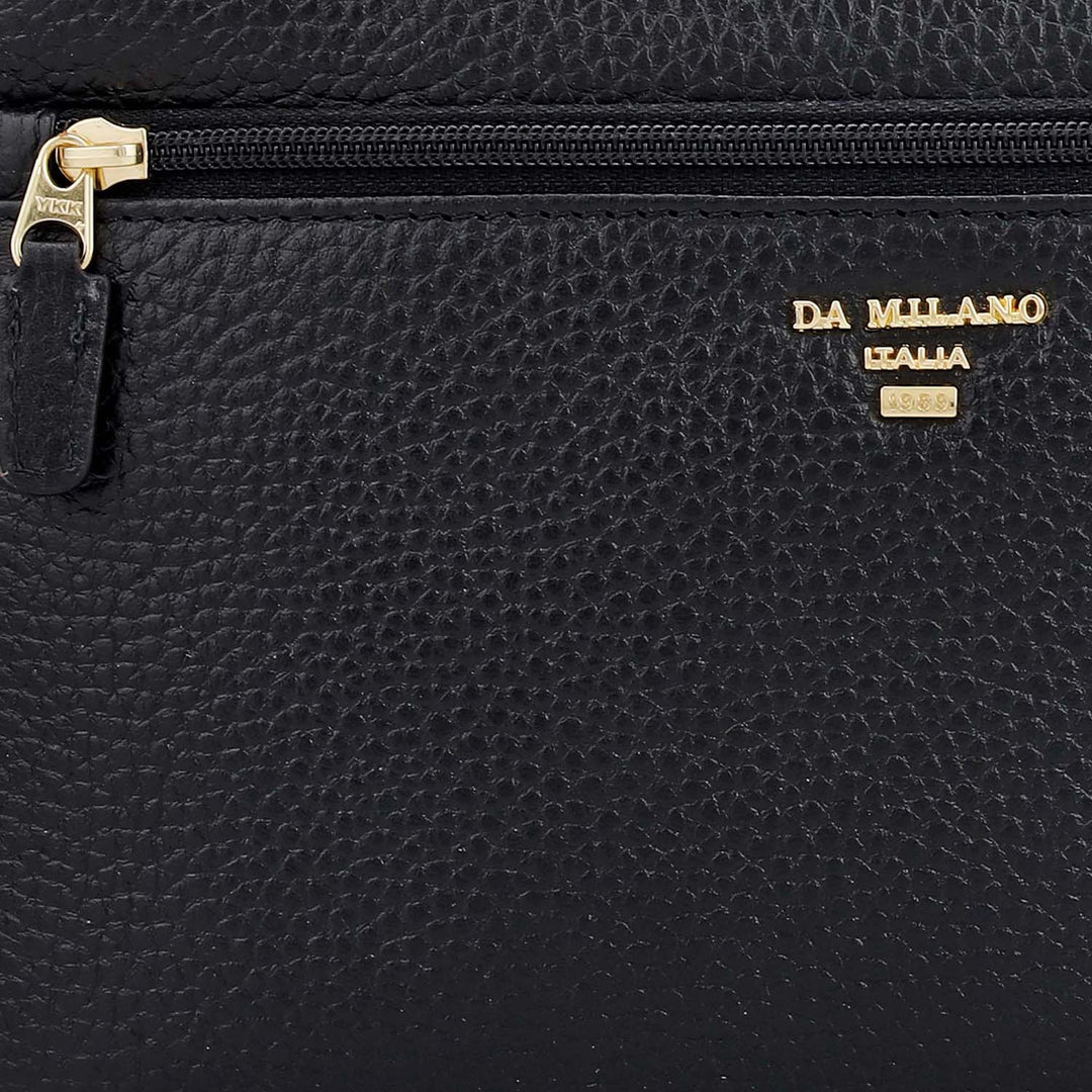 Wax Leather Multi Pouch - Black