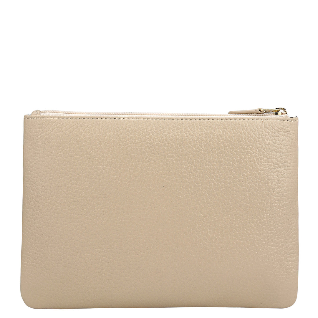Wax Leather Multi Pouch - Dove