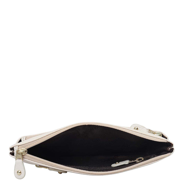 Wax Leather Multi Pouch - Dove