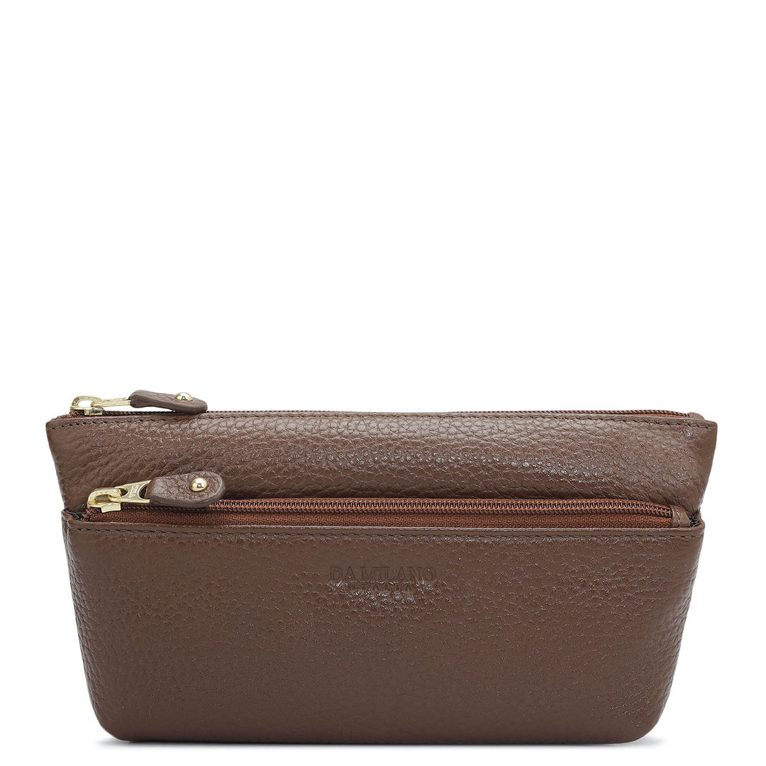 Wax Leather Multi Pouch - Espresso