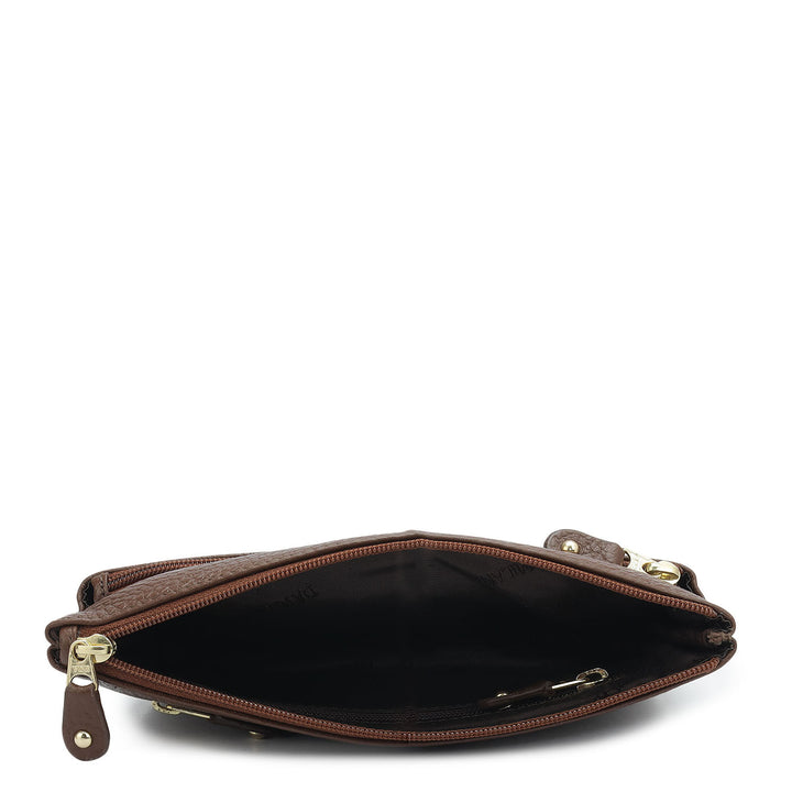 Wax Leather Multi Pouch - Espresso