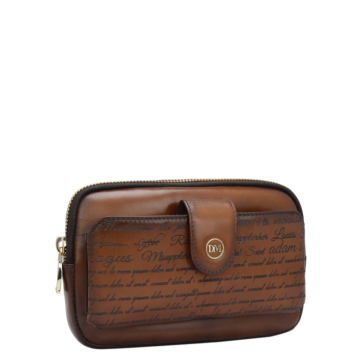 Signato Leather Multi Pouch - Cognac