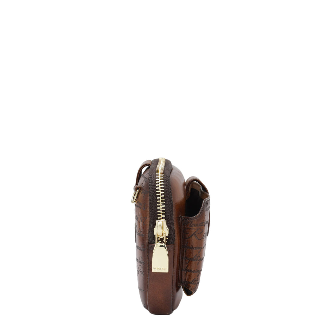 Signato Leather Multi Pouch - Cognac
