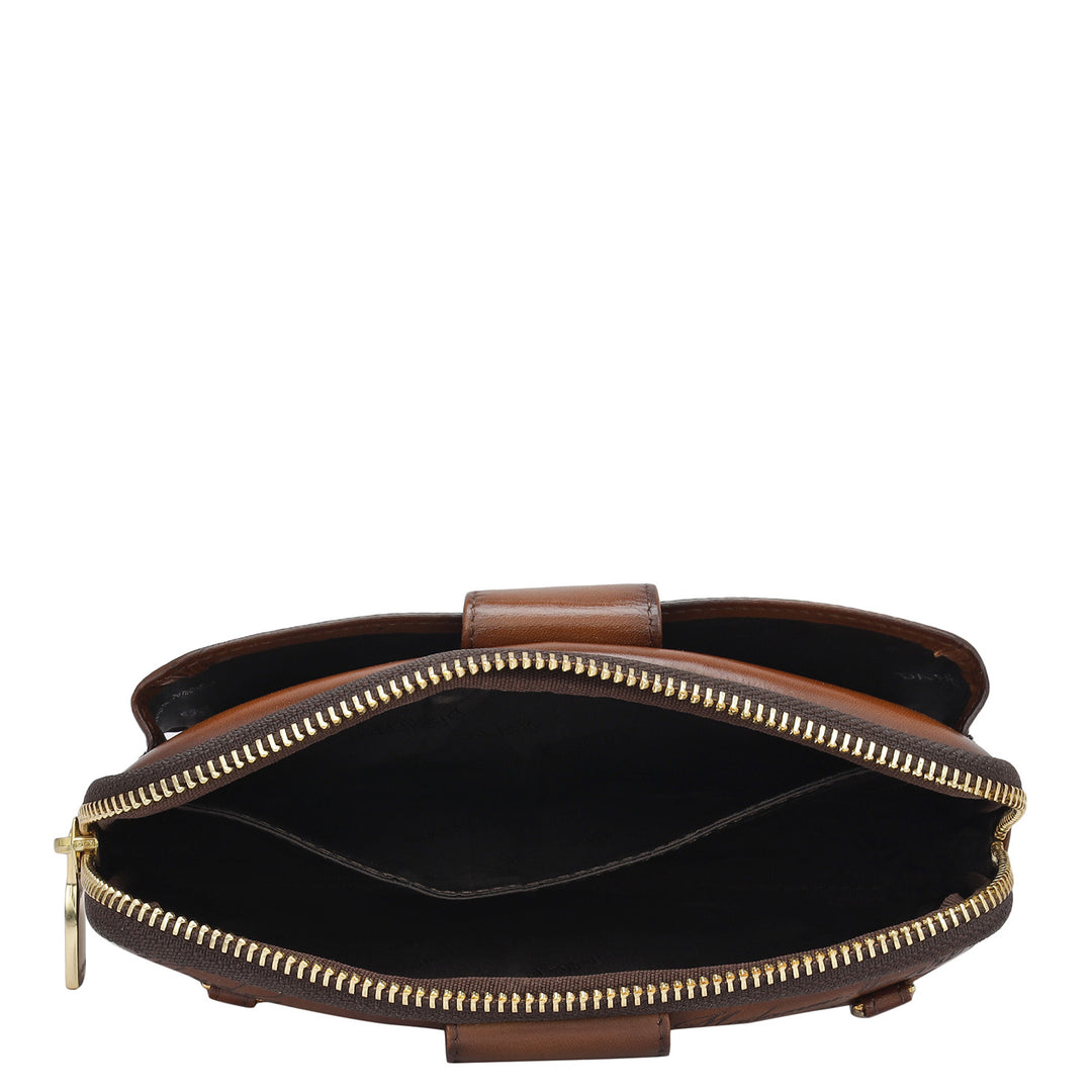 Signato Leather Multi Pouch - Cognac