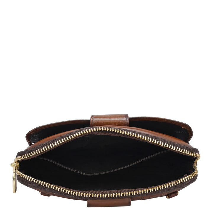 Signato Leather Multi Pouch - Cognac