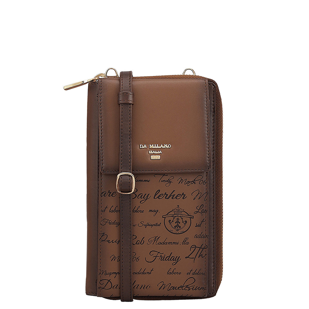 Signato Leather Crossbody - Tan