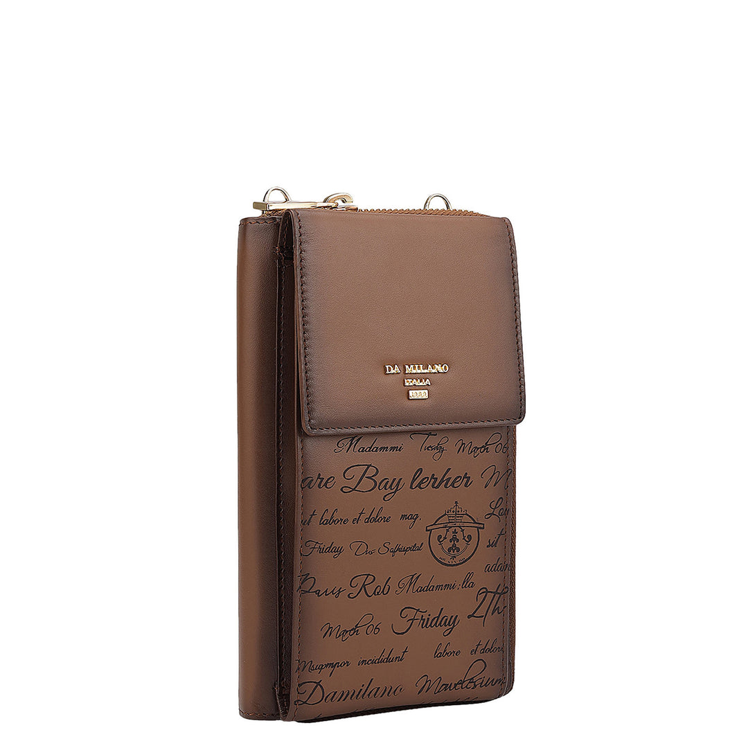 Signato Leather Crossbody - Tan