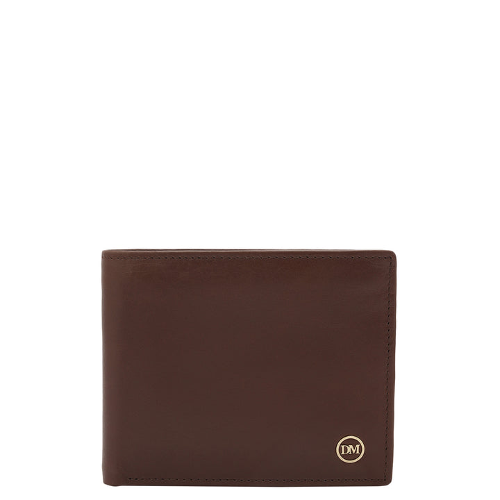 Brown Bifold Leather Mens Wallet